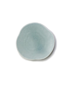 Teshioの青い豆皿表面
