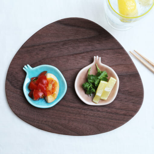 果実 柘榴(赤×緑) Small plate 2pices set <br>豆皿　2枚組 - 画像 (5)