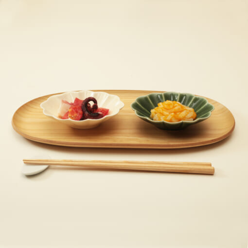 木の葉 青葉/氷葉 Small bowl  2pieces set <br>豆皿　2枚組 - 画像 (5)