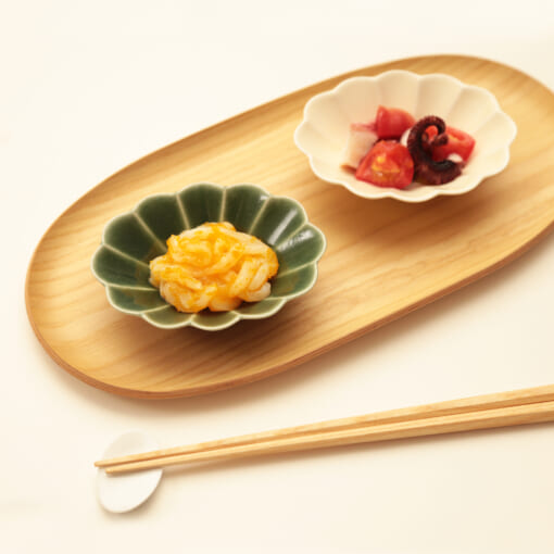 木の葉 青葉/氷葉 Small bowl  2pieces set <br>豆皿　2枚組 - 画像 (4)