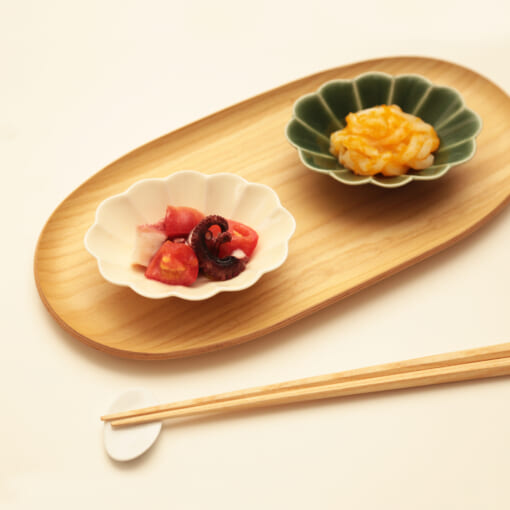 木の葉 青葉/氷葉 Small bowl  2pieces set <br>豆皿　2枚組 - 画像 (3)