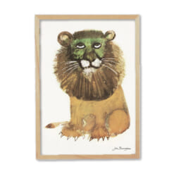 John Burninghamポスター＆フレーム<br>ライオン