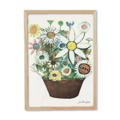 John Burninghamポスター＆フレーム<br>フラワー