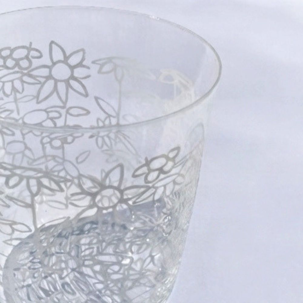 JB Glass BORKA FLOWER<br>グラス ボルカ フラワー(試作品) - 画像 (2)