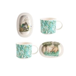 JB  Pair Cup&Oval plateS Gumpy’s<br>カップ＆オーバルプレートSセット