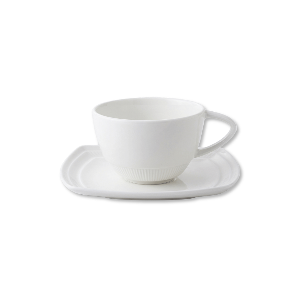 POTPURRI スペラ コーヒーカップ&ソーサー 白(WHITE)